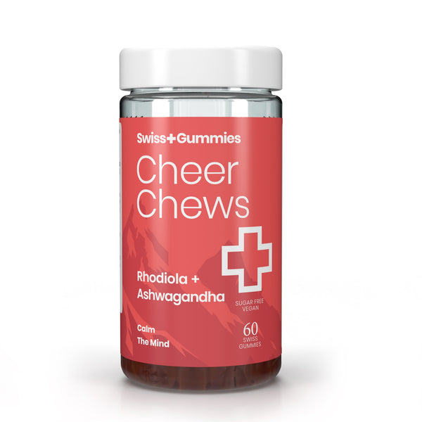 CheerChews™ Rhodolia + ashwagandha