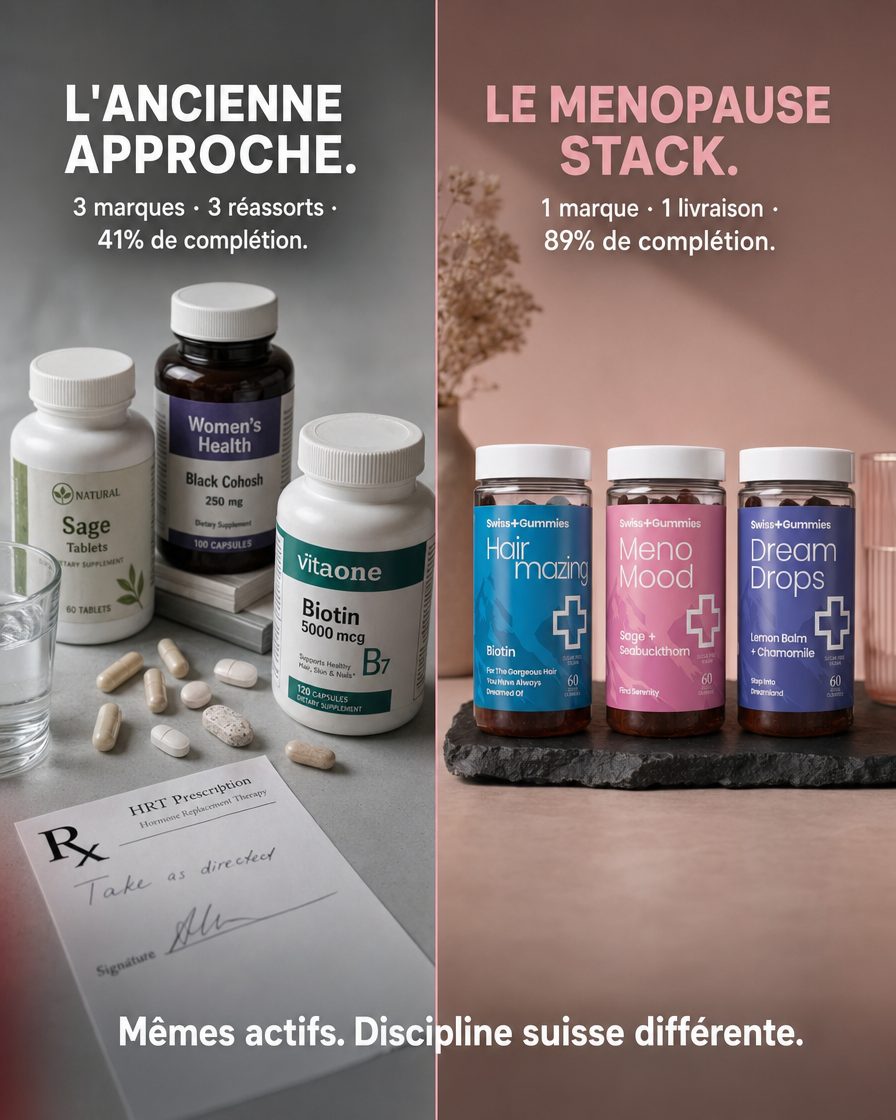 Menopause Stack — Hairmazing + MenoMood + DreamDrops — FR — carousel-4-vs-pills