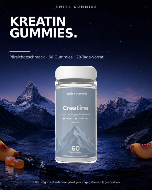 Creatine – Fruchtgummis mit 1000 mg Kreatin-Monohydrat