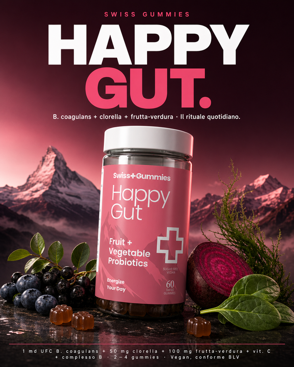 HappyGut™ Probiotici a base di frutta e verdura