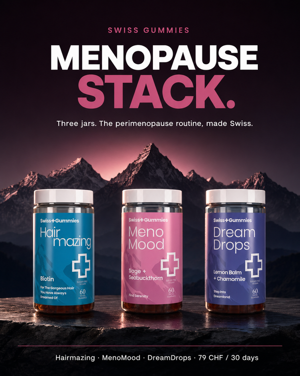 Menopause Stack — MenoMood + DreamDrops + Hairmazing