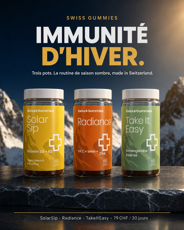 Winter Immunity Stack — SolarSip + Radiance + TakeItEasy — FR — hero-bottle