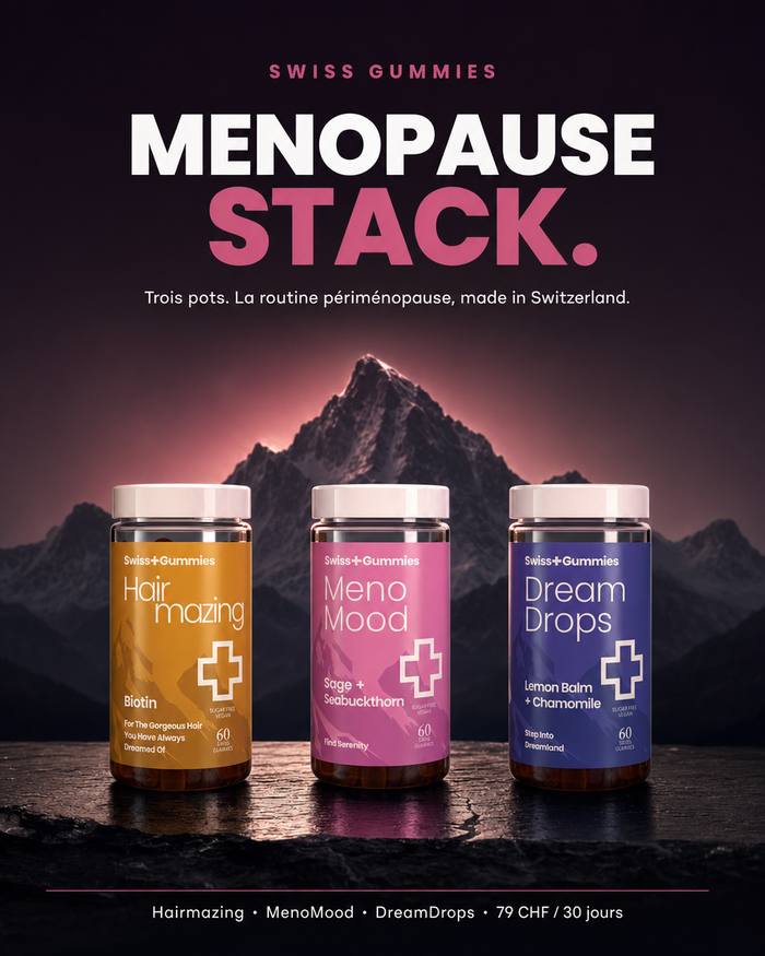 Menopause Stack — Hairmazing + MenoMood + DreamDrops — FR — hero-bottle