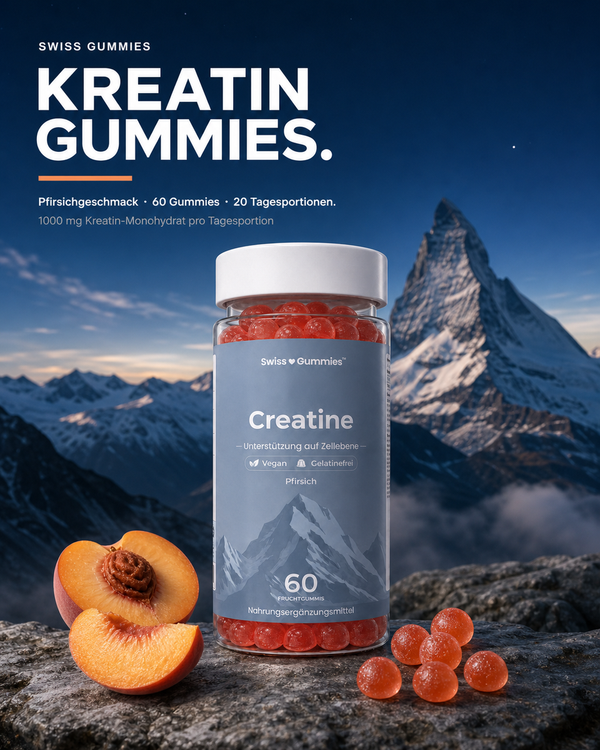 Creatine – Fruchtgummis mit 1000 mg Kreatin-Monohydrat