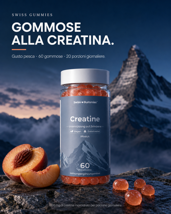 Creatine – caramelle gommose con 1.000 mg di creatina monoidrato