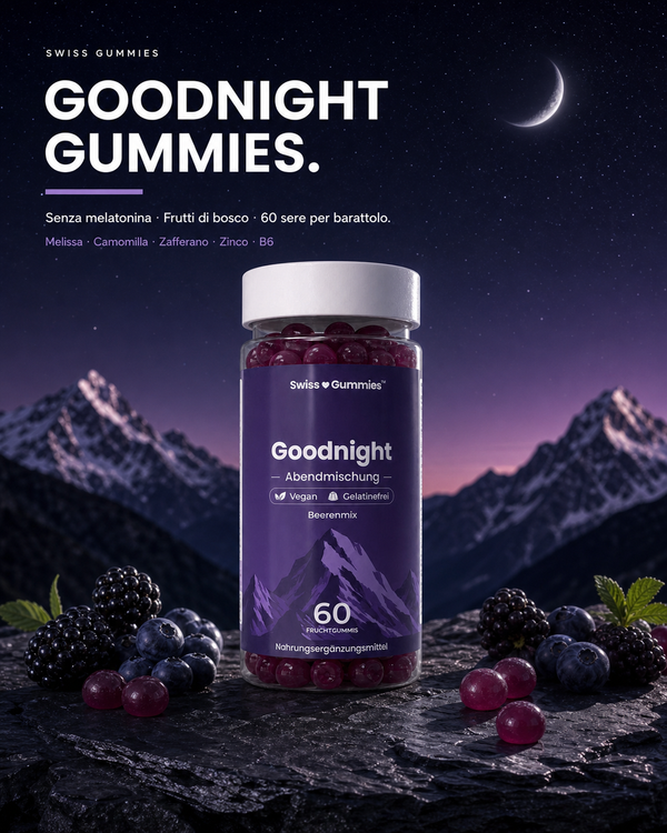 Goodnight – caramelle gommose con zinco e vitamina B6