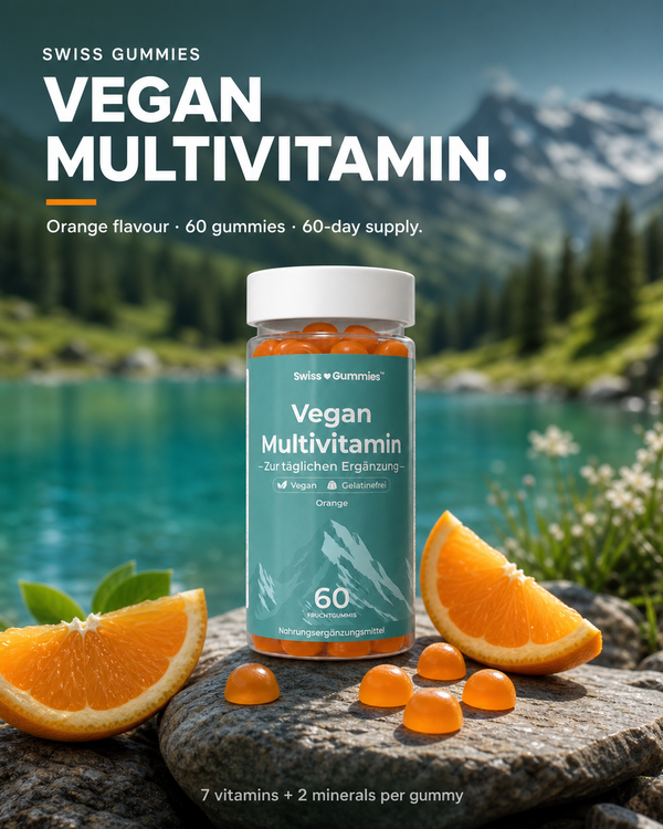 Vegan Multivitamin – gummies with 7 vitamins and 2 minerals