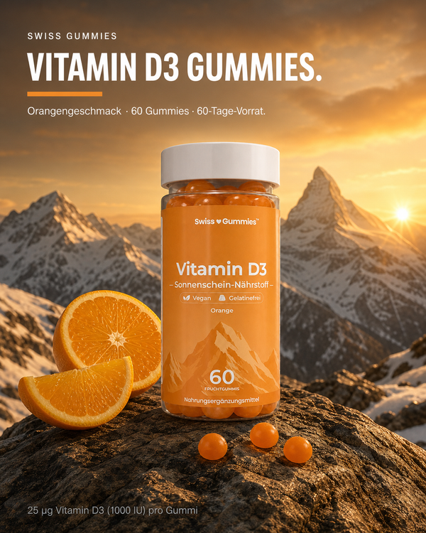 Vitamin D3 – Fruchtgummis mit 25 µg Vitamin D3