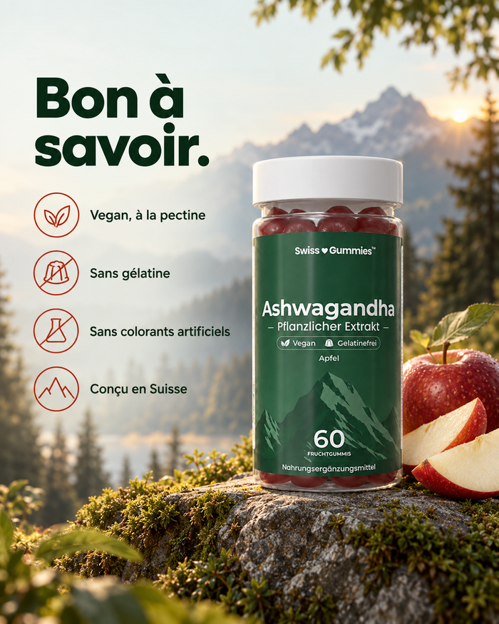 Swiss Gummies Ashwagandha: Bon à savoir.