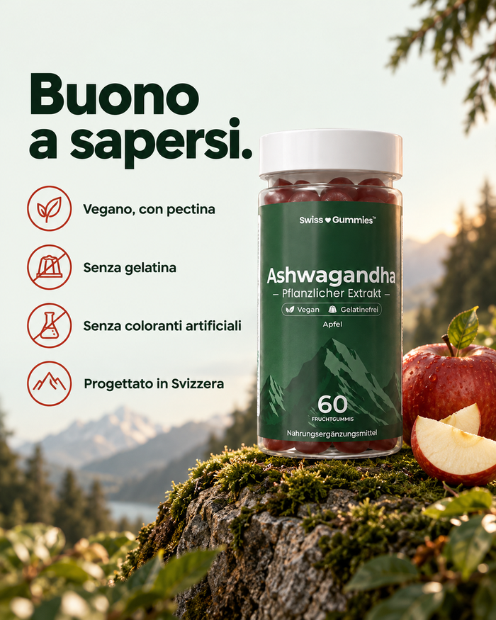 Swiss Gummies Ashwagandha: Buono a sapersi.