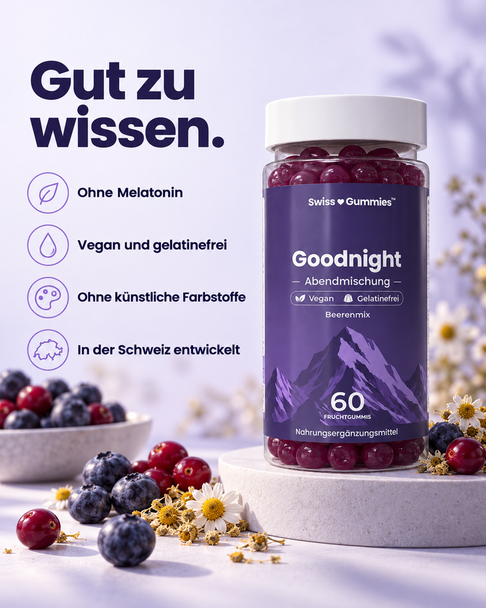 Swiss Gummies Goodnight: Gut zu wissen.