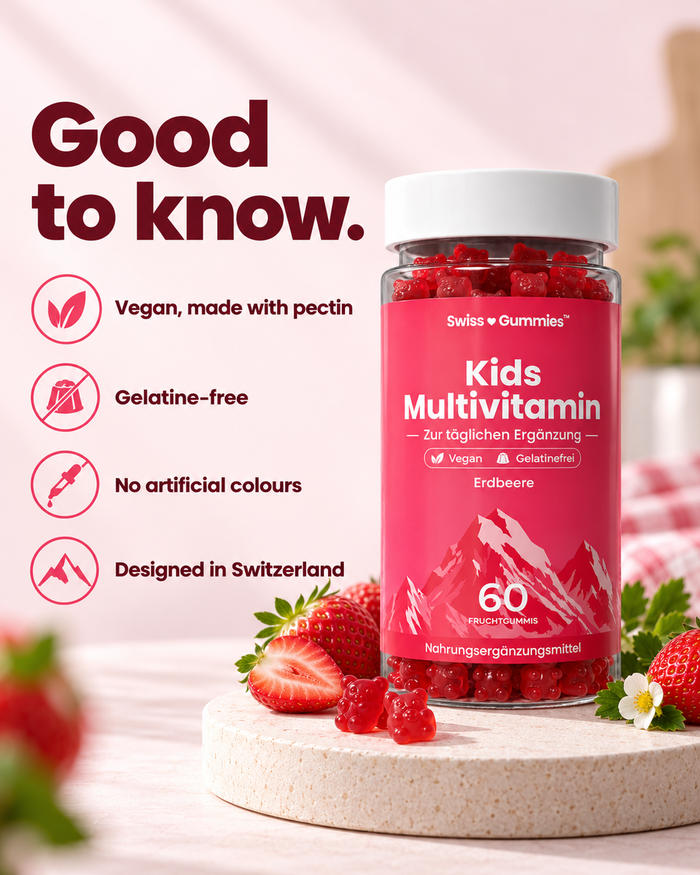 Swiss Gummies Kids Multivitamin: Good to know.