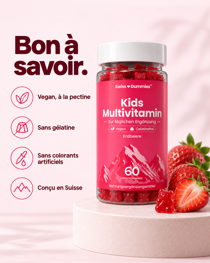 Swiss Gummies Kids Multivitamin: Bon à savoir.