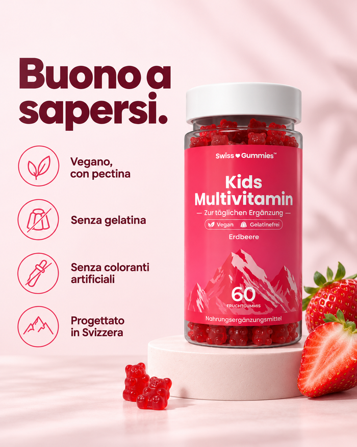 Swiss Gummies Kids Multivitamin: Buono a sapersi.