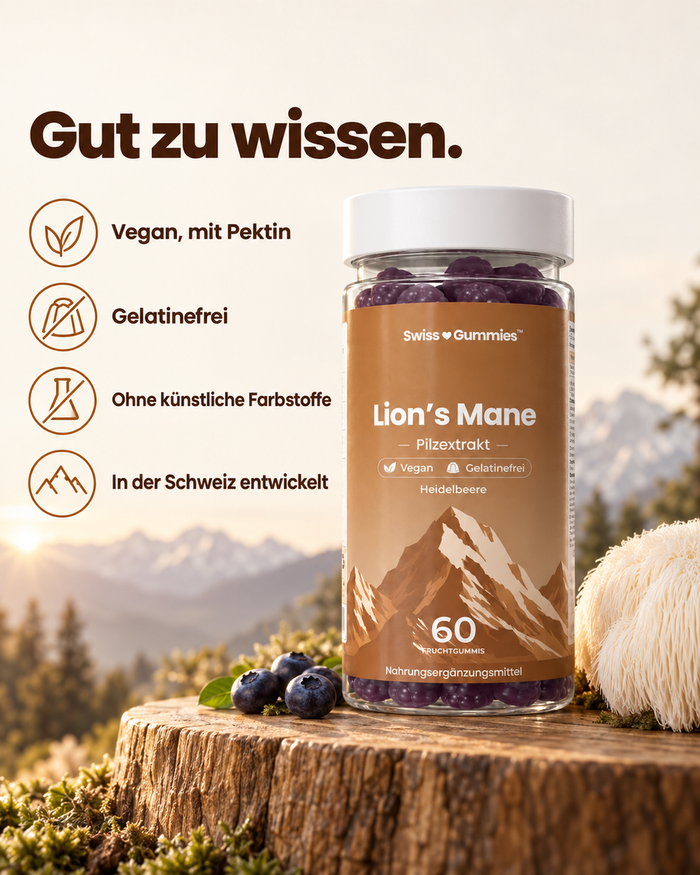Swiss Gummies Lion's Mane: Gut zu wissen.