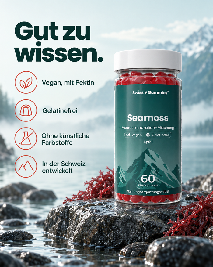 Swiss Gummies Seamoss: Gut zu wissen.