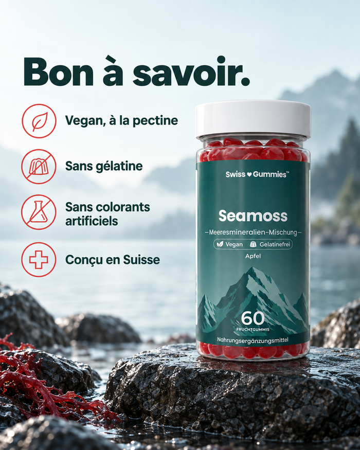 Swiss Gummies Seamoss: Bon à savoir.