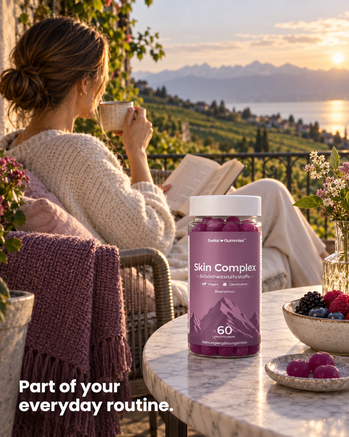 Swiss Gummies Skin Complex: Part of your everyday routine.