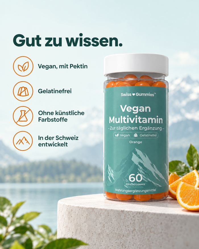 Swiss Gummies Vegan Multivitamin: Gut zu wissen.