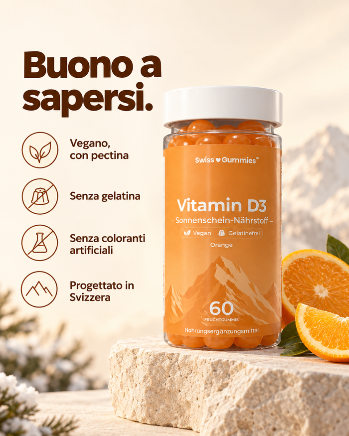 Swiss Gummies Vitamin D3: Buono a sapersi.