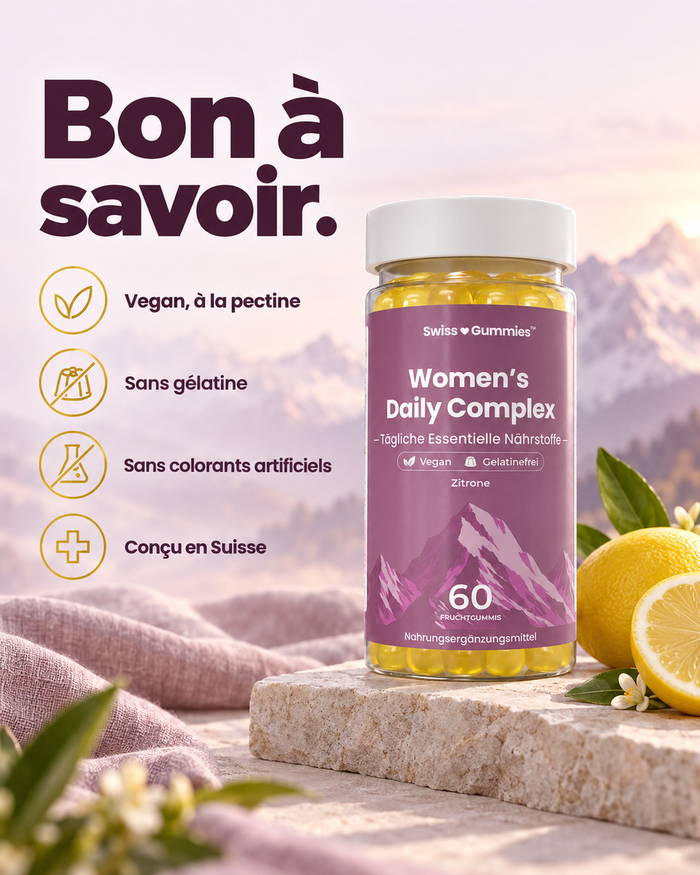 Swiss Gummies Women's Daily Complex: Bon à savoir.