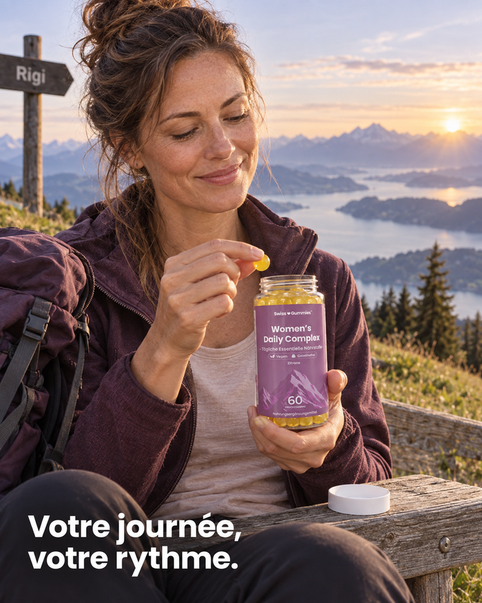 Swiss Gummies Women's Daily Complex: Votre journée, votre rythme.