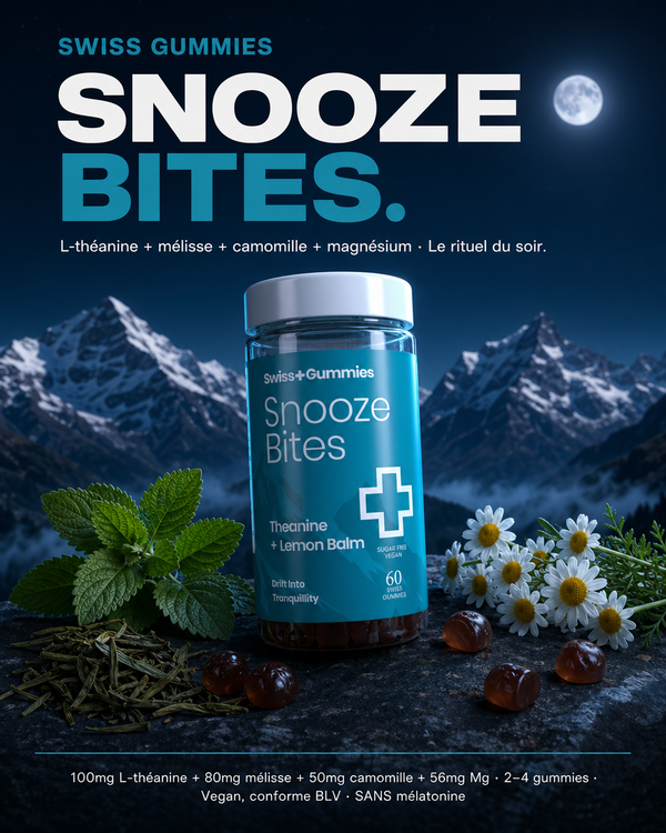 SnoozeBites™ Théamine + mélisse